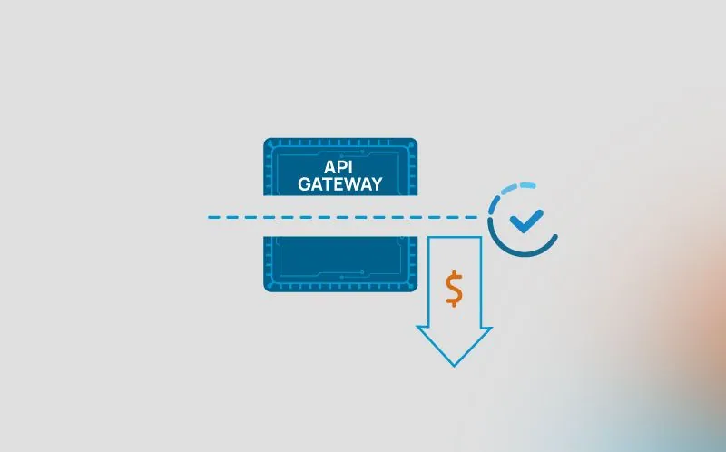 One API gateway replacing many supplier integrations, with costs falling